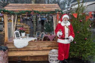 Warenmarkt in Emmen Kerstsfeer
